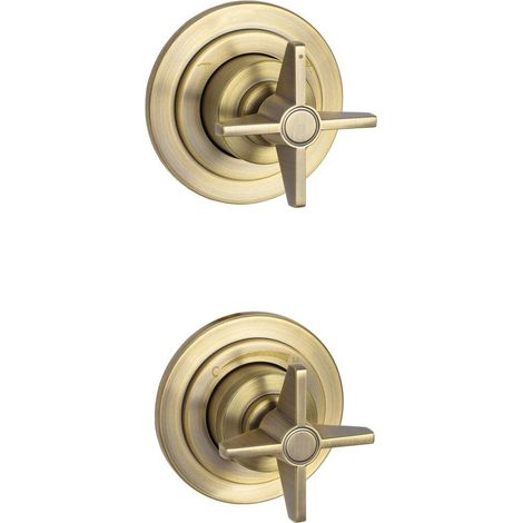 Miscelatore doccia da incasso con interruttore finitura ottone - Tevox