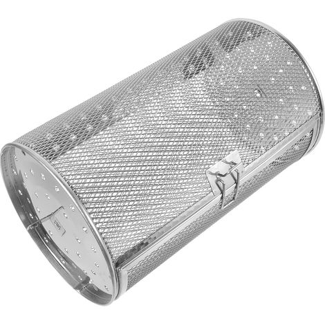 Panier Rotatif en Acier Inoxydable pour Four Accessoire de Rôtisserie à (1/5)