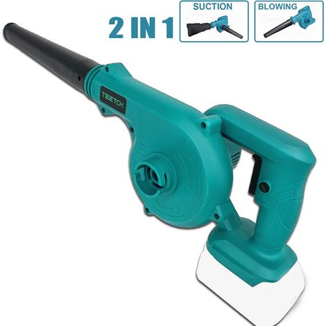 Cambiatore di foglia di giardino a foglia elettrica Electric Snow polvere solo batteria, compatibile con la batteria Makita