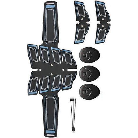 Abdominales Elektrostimulationsgerät für Muskeltraining, intelligentes EMS-Fitnessgerät für Männer - AquaForge