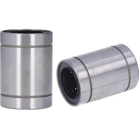 Satz mit 2 LM30UU Linearführungen, 30 mm Bohrung, 45 mm Außendurchmesser, 64 mm Länge für CNC-Maschinen (1/5)