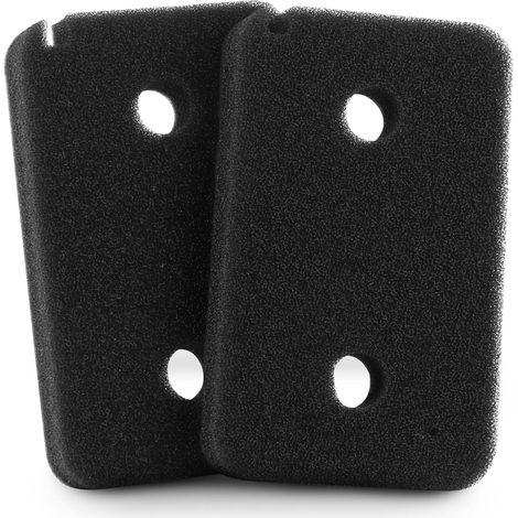 Filtre Sèche-linge - Lot de 2 - Mousse - Compatible Miele T8860WP T8861WP - Dimensions 22x13cm (1/5)