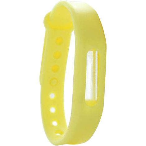 Bracelet anti-moustiques et insectes d'extérieur pour enfants et adultes (Jaune) (1/3)