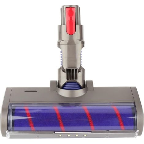 Ulisem Testina di pulizia a rullo morbido di ricambio per aspirapolvere senza fili Dyson V7 V8 V10 V11 V15, accessorio spazzola per pavimenti con fari a LED (1/5)