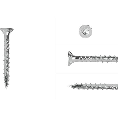Spanplattenschrauben Verzinkt 4,5 x 40 mm Torx 25 Teilgewinde - (1/3)