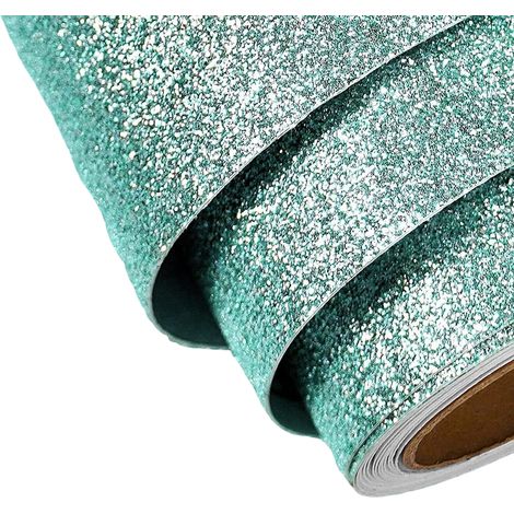 Adesivo Decorativo per Mobili Glitter Verde 40cm x 6m (1/5)