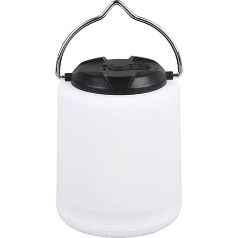 Lampe de camping rechargeable, lampe de camping LED portable, 3 modes, veilleuse LED, étanche, suspendue, pour la maison, l'extérieur, les urgences (ovale)-DOU