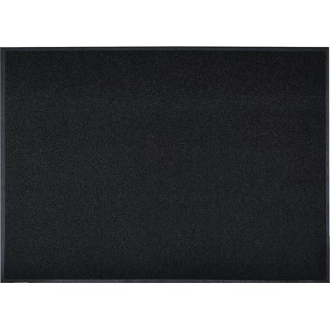 Tapis de Porte Paillasson Spaghetti, Noir, 90 x 120 cm (1/4)