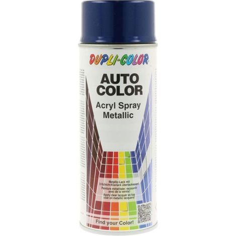 Bombe de peinture acrylique métallisée - Bleu - 20-0801 - Duplicolor - 400 ml