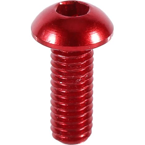 Vis À Tête Hexagonale Colorée 8mm Rouge - Pack de 10 - KZQ (1/2)