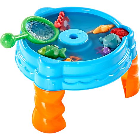 Mophorn Wassertisch, Spieltisch, Wasserspieltisch, Wasserspielset mit 9-teiligem Spielzeugzubehör, Sommeraktivitätstisch mit Angelspielset für Kinder ab 3 Jahren (1/5)