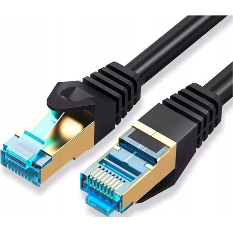 Cavo patch Montis S/FTP 7 RJ45 / RJ45 10 m nero 1 pz. (1/5)