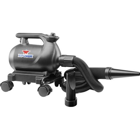 Secador de coches, potente flujo de aire, ajustes de calor regulables, A-12-BLACK, UE (1/2)