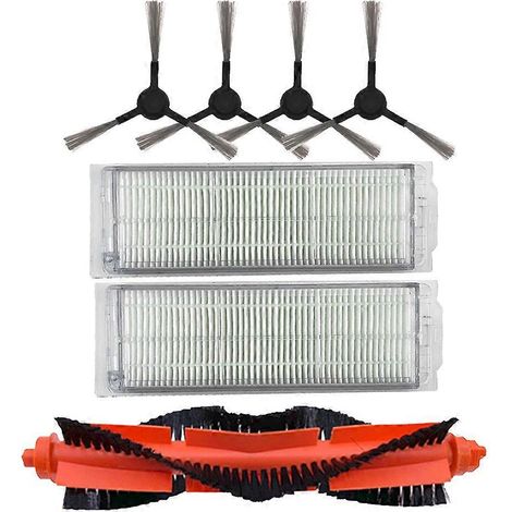 Brosse principale, filtre HEPA, brosse latérale et chiffon de nettoyage pour aspirateur robot Xiaomi Styj02Ym Conga 3490 Viomi V2 Pro Filter V-Rvclm21B (1/2)