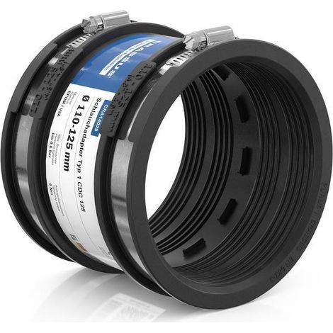 Crassus Schlauchadapter Typ 1 druckd 0,6 bar CDC 125 110 - 125 mm Spannw., CRA14029 (1/3)