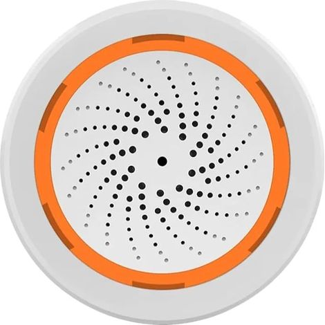 Smart Smart Sirene d'alarme, nécessite Un hub Zigbee Tuya, Compatible avec Home Assistant et l'application Zigbee2mqtt, Sirene d'alarme Clignotante avec Sonnerie de 90 DB (1/5)