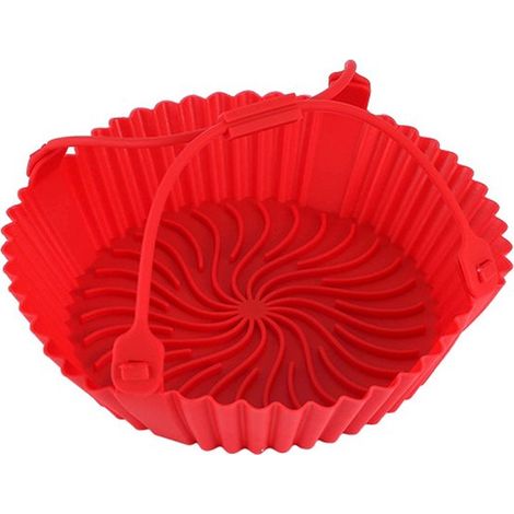 Stampo in silicone per friggitrice ad aria, tappetino da forno in silicone, teglia da forno in silicone, inserto in silicone per friggitrice ad aria, stampo da forno multifunzionale in silicone (1/5)