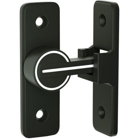 Loquet de portail robuste à 90 degrés, loquet à bascule, verrou de sécurité pour porte, convient pour jardin, salle de b (1/4)