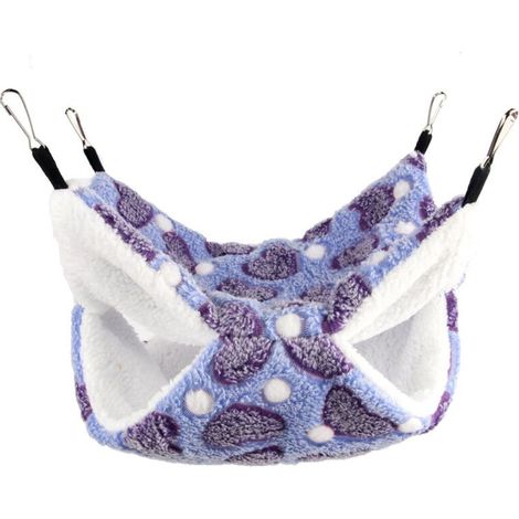 Bardusch - Hamac suspendu pour petits animaux de compagnie, furet, lit superposé, jouet pour cage de hamster ou rat// (1/4)