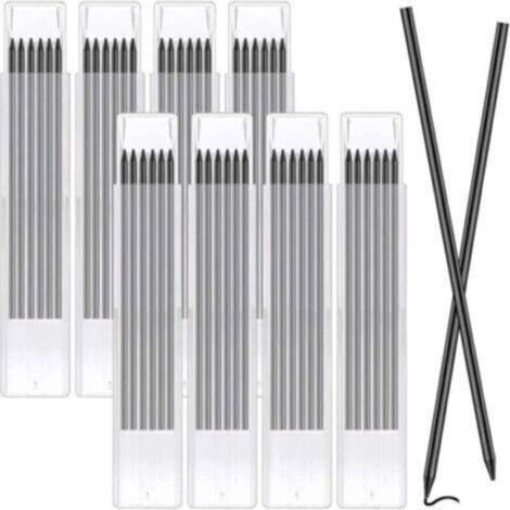 Pack de 48 recharges mines de crayon 2,8mm – Graphite résistant à l'eau – Pour marquage précis sur bois et métal - 48Pcs (1/5)