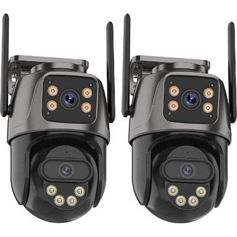 Überwachungskamerasystem, 5 MP, Nachtsicht, 5 MP 10-Kanal-NVR, 4 Kameras, keine (1/2)