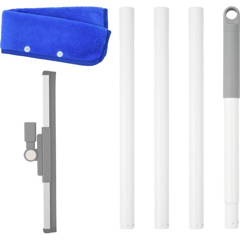 Raclette Sol de Large 36cm, Raclette Douche Balai avec Manche réglable (136 cm), Lave Vitre, pour Sol, Carrelage, Patio, Cuisine (1/5)