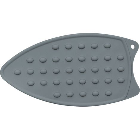 Gris Coussin de Fer en Silicone avec Chiffon à Repasser Isolant, Tapis de Repassage sur Table, Support pour Fer à Repasser, Isolation Thermique Épaisse, Domestique