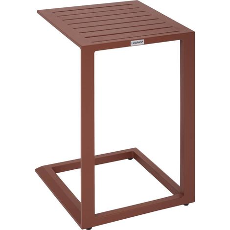 Tavolino da giardino evasion 38x38cm in mogano - Hespéride