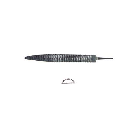 RASPE MEZZE TONDE TAGLIO BASTARDO- - 10 mm.250 taglio bastardo - 6 pezzi