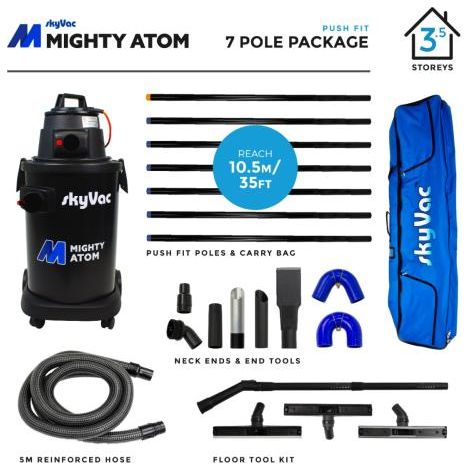SKYVAC MIGHTY ATOM 7 POLE (10.5m/34ft) 240V