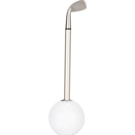 Multifunktionaler Stiftehalter für den Schreibtisch im Golfball-Design, weiß, stilvolles Aufbewahrungsregal für Stifte und Büroaccessoires, perfekte Dekoration für den Arbeitsplatz. (1/5)