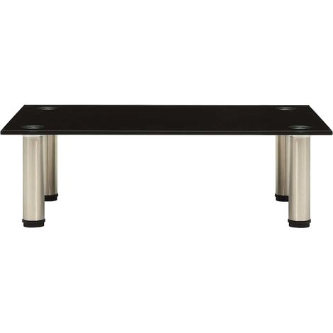 Maison Exclusive - TV-Tisch 60x35x17 cm Schwarz Hartglas (1/5)
