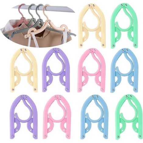 10 Pices En Plastique Portables Pour Le Camping En Plein Air (couleurs Alatoires) (1/5)