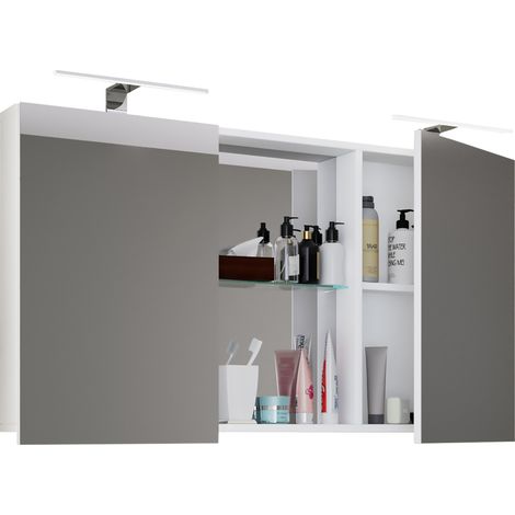 Specchio per armadietti a specchio Budasi con mensola 59x11212 - VCM