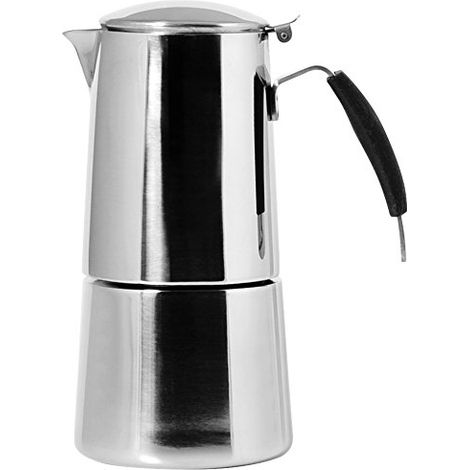 Ilsa Espressokocher Omnia Express 2 Tassen aus Edelstahl für Induktion