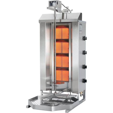 Gyros, kebab à gaz 14kW - Stalgast