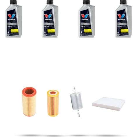 Kit tagliando 4 FILTRI e 4L OLIO compatibile con Renault Clio II 1.2 43kw Dal 1998 (1/5)