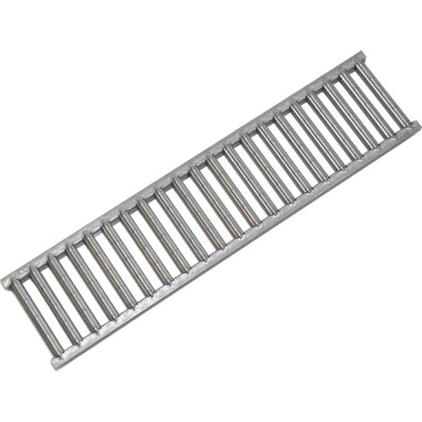 Caniveau de voirie 38517 – Acier galvanisé – Longueur 500 mm – Largeur 120 mm – Conforme DIN EN 1433/ZA – ACO