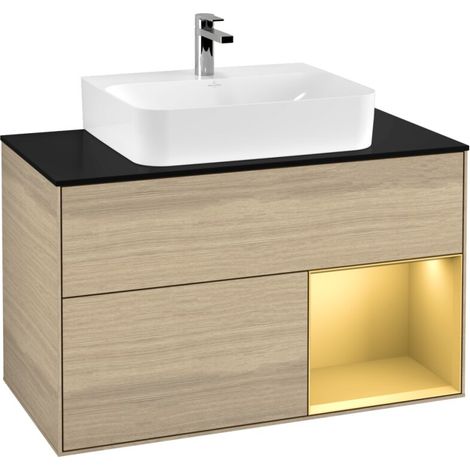 Meuble sous-lavabo Villeroy & Boch F122HFPC Finion F12