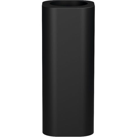 HAKO socle en céramique sur pied pour lavabo 554331, noir mat (1/3)