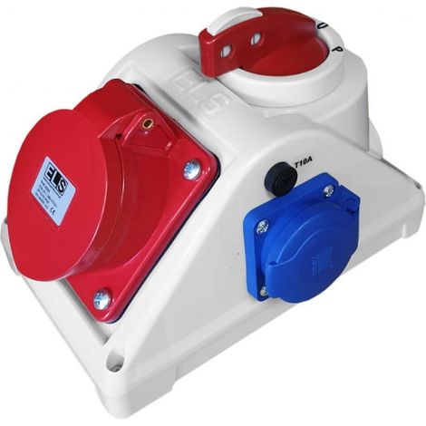 Quadro di distribuzione con interruttore automatico L-0-P combo 32/5 1x230V IP44 / E960625411C