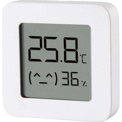 Moniteur de température et d'humidité XIAOMI - Blanc - Objet connecté - Ecran LCD - Fixation facile (1/4)