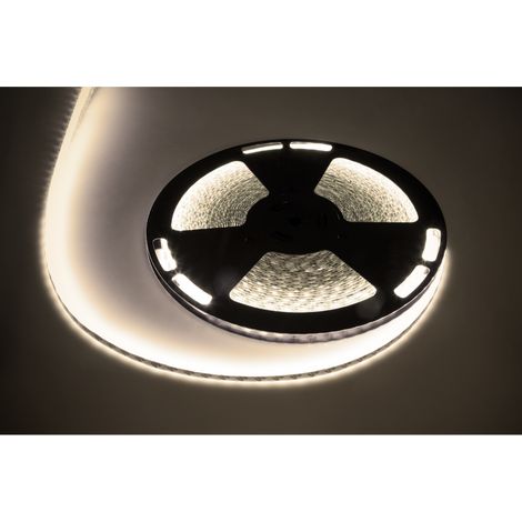 Bande LED 25 m couleur neutre 5050SMD 12 V 5,6 W, étanche IP65 Rebel (1/2)