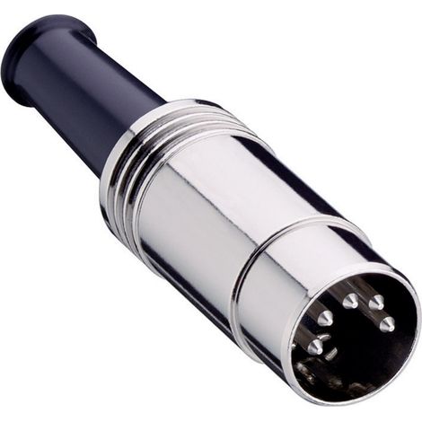 Lumberg 0131 03 DIN-Rundsteckverbinder Stecker, gerade Polzahl: 3 Silber 1 St. (1/2)