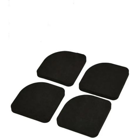 Patins anti-vibrations Universal Silent Feet, tampons de nettoyage abs (1/5)