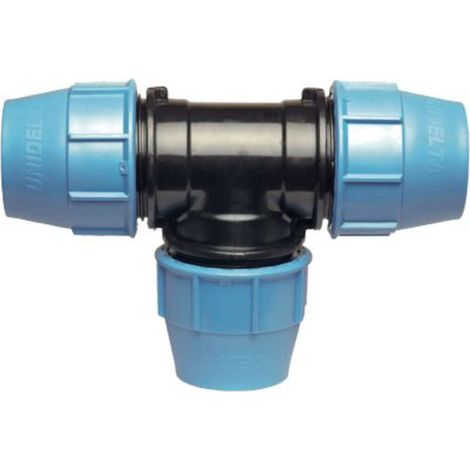TEE A COMPRESSIONE PN16 UNIDELTA - MM 50X50X50 - 1 pezzo