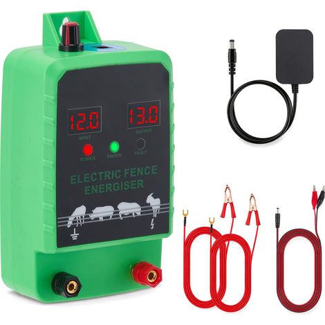 Électrificateur de Clôture 8–13 kV, 1,5–2 J, 10 km, IP45 (1/5)