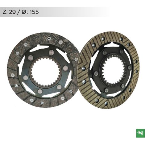 DISCOS DE EMBRAGUE NEWFREN PARA MOTO GUZZI 850/940/1000/1100/1200 (EBS-0) (EMBRAGUE SECO) (DOS DISCOS)
