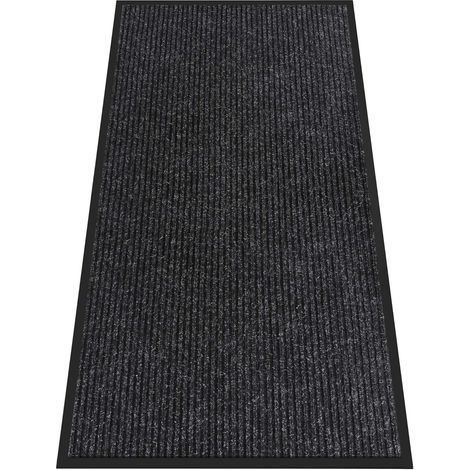 1 Paillasson 60x120cm Antidérapant Absorbant Noir Pour Maison Bureau Commerce (1/5)