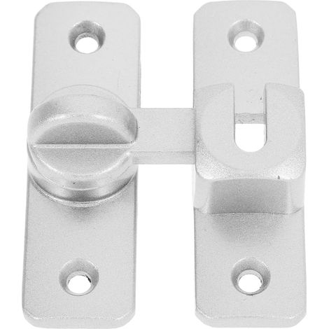 Loquet De Porte Sans Perçage Verrou Robuste À Pêne Coulissant Pour Sécurité Maison Compatible Portes Métalliques Granges Placards Et Volets Installation Facile Sans Dégâts (1/5)